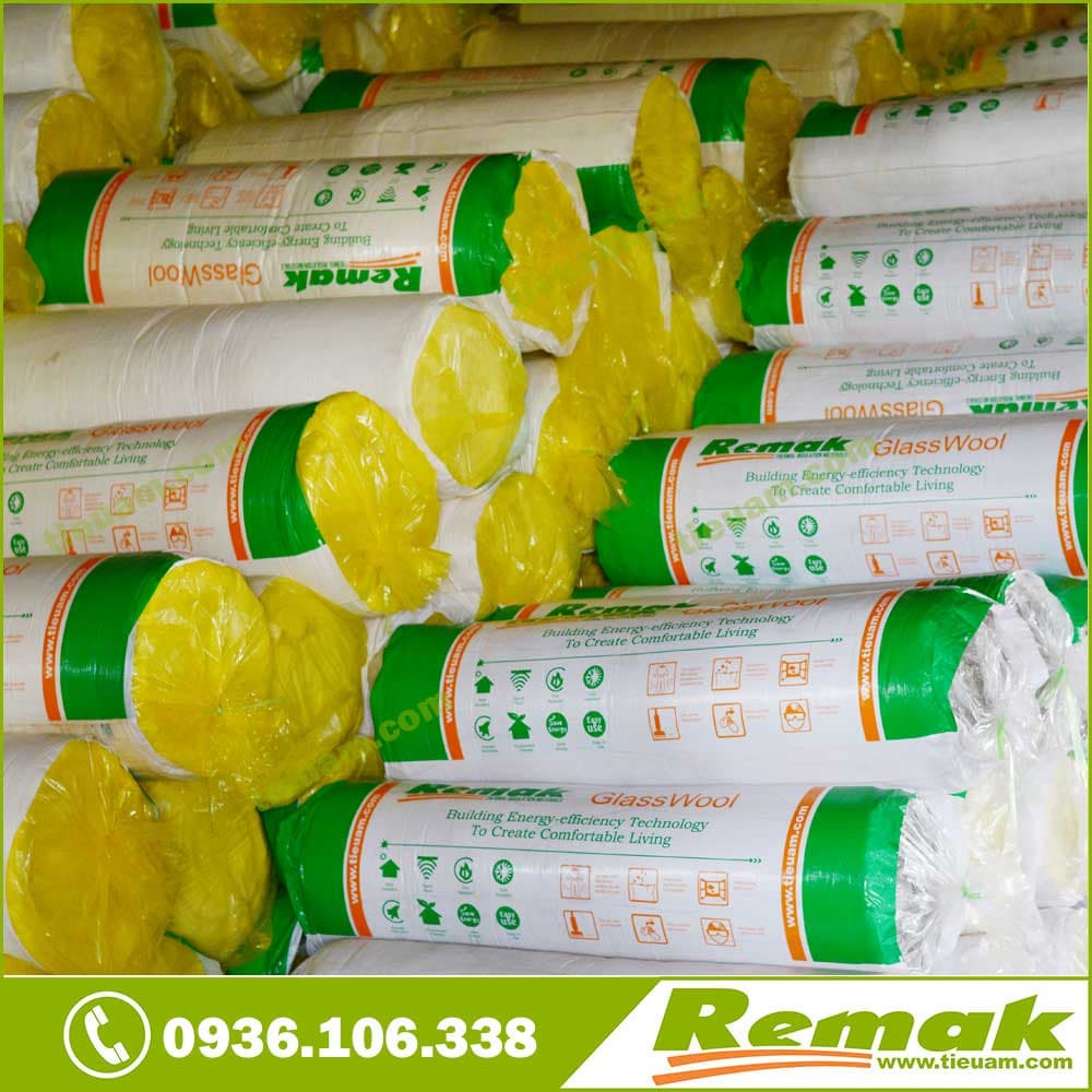 Bông thủy tinh (Glasswool) Có 1 Mặt Bạc - ảnh 3